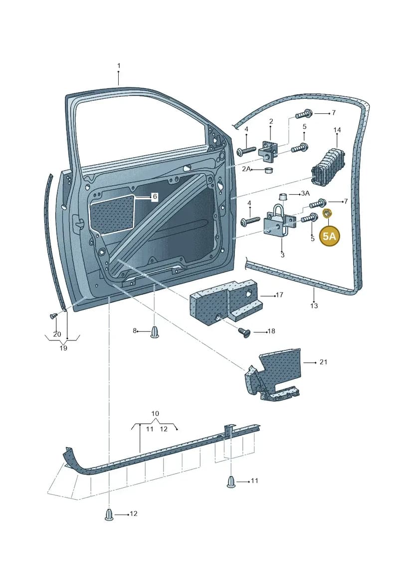 5P0837329C — SEAT IBIZA                  06> (2005-) diagram 468831100, position 5A