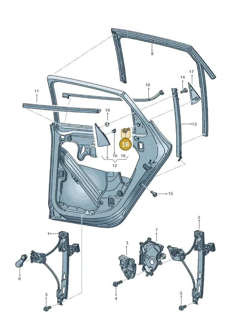 5P0853755 — SEAT Ibiza (2015-) diagram 639839600, position 18