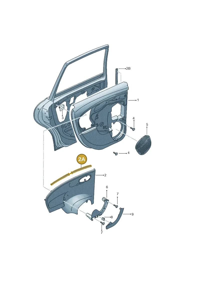 5P0868384 — SEAT TOLEDO                 05> (2004-) diagram 418867400, position 2A