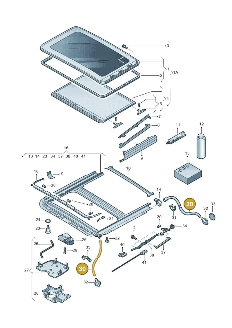 5P0877231 — SEAT Altea XL (2013-) diagram 203877000, position 30