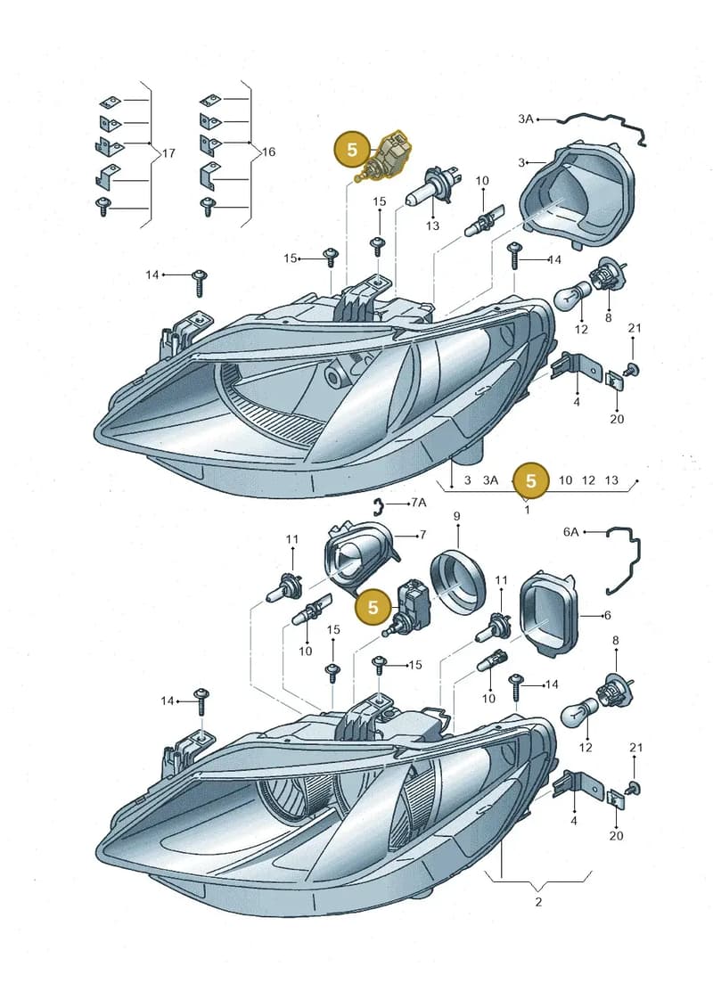 5P0941295 — SEAT Ibiza Reference (2011-2012) diagram 639941000, position 5