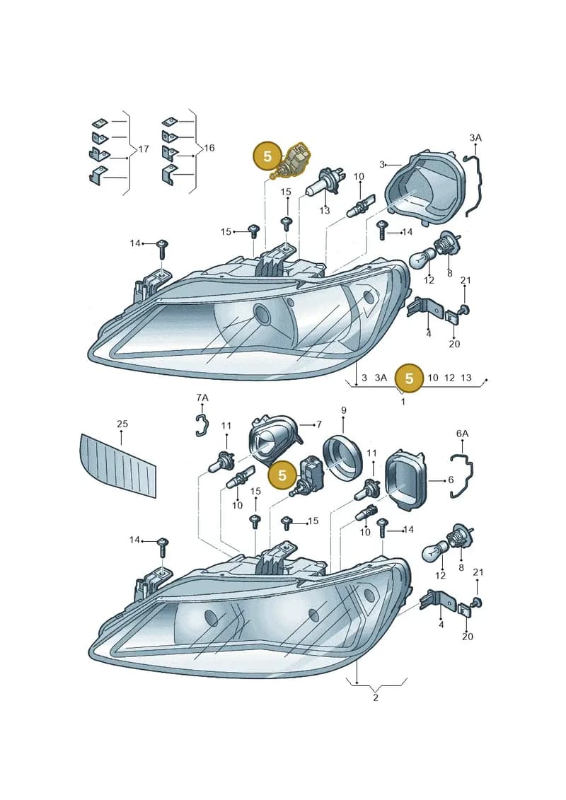 5P0941295 — SEAT Ibiza Reference (2012-2012) diagram 743941000, position 5