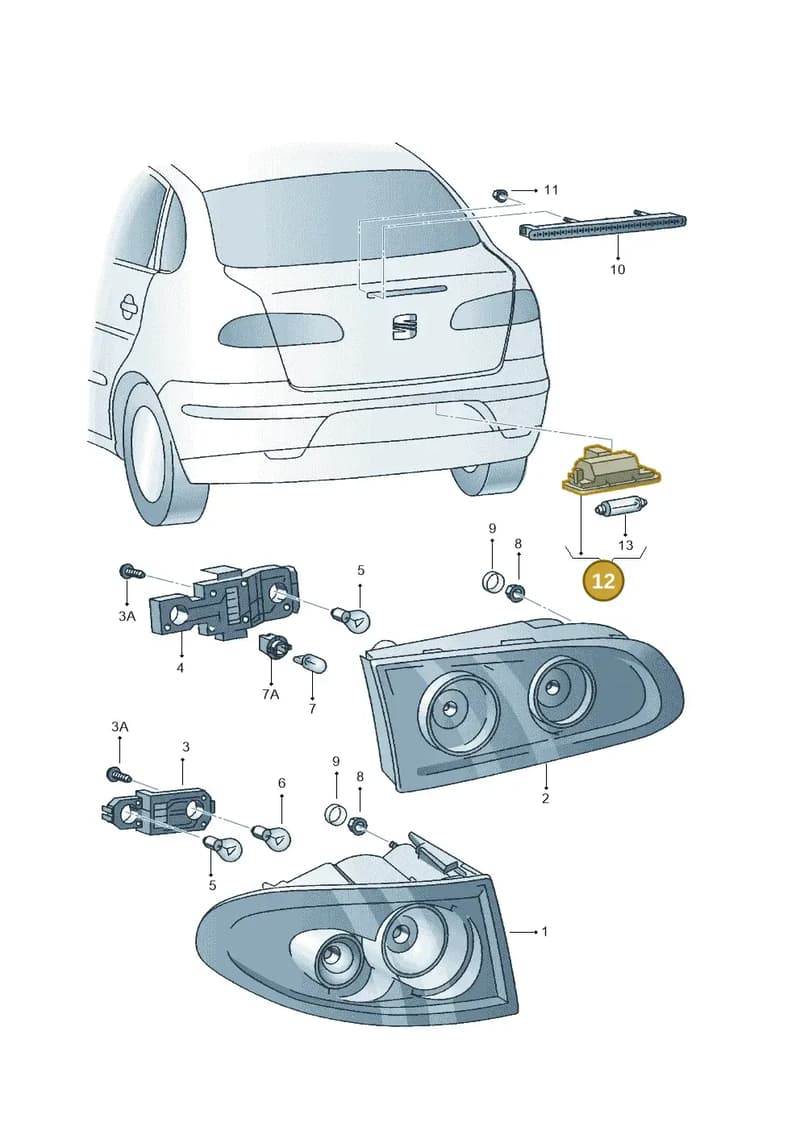 5P0943021 — SEAT CORDOBA                06> (2005-) diagram 401945000, position 12