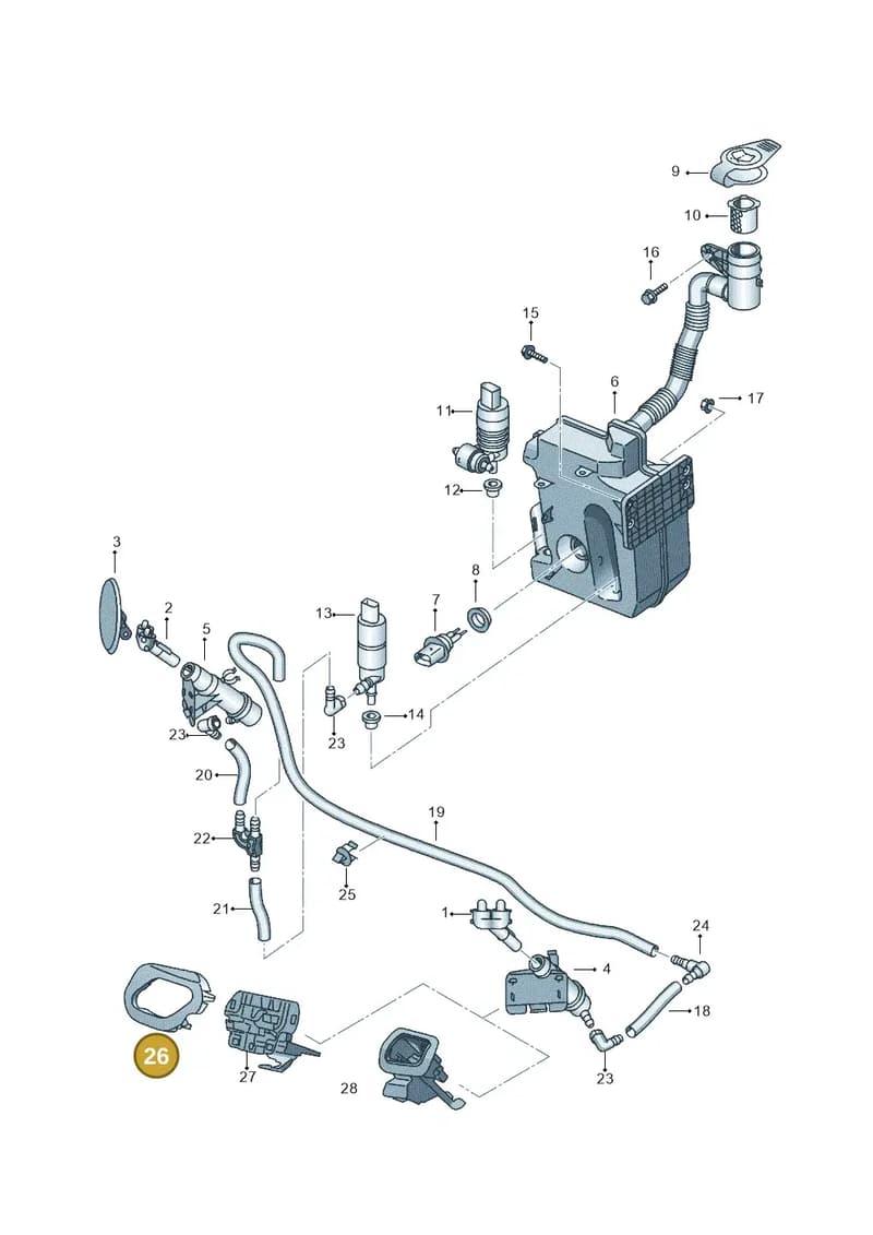 5P9807923 — SEAT Altea XL (2013-) diagram 418955300, position 26