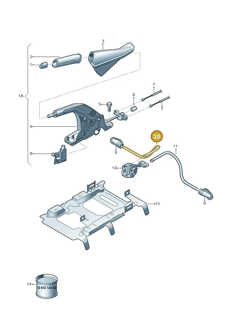 5Q0711949P — SEAT Leon ST Stylance (2016-2020) diagram 754711500, position 10