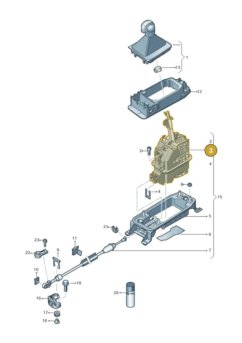 5Q2713041L — SEAT Leon ST Stylance (2016-2020) diagram 827713200, position 3