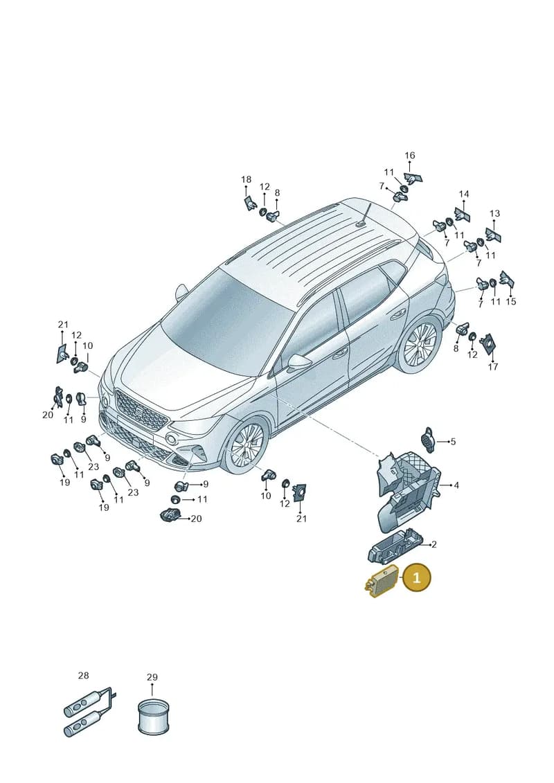 5QA919283H — SEAT Arona FR (2017-) diagram 471919015, position 1