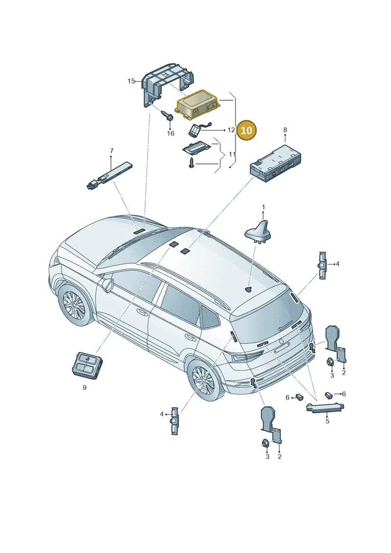 5WA035284 — Skoda Kodiaq (2016-2024) diagram 804000140, position 10
