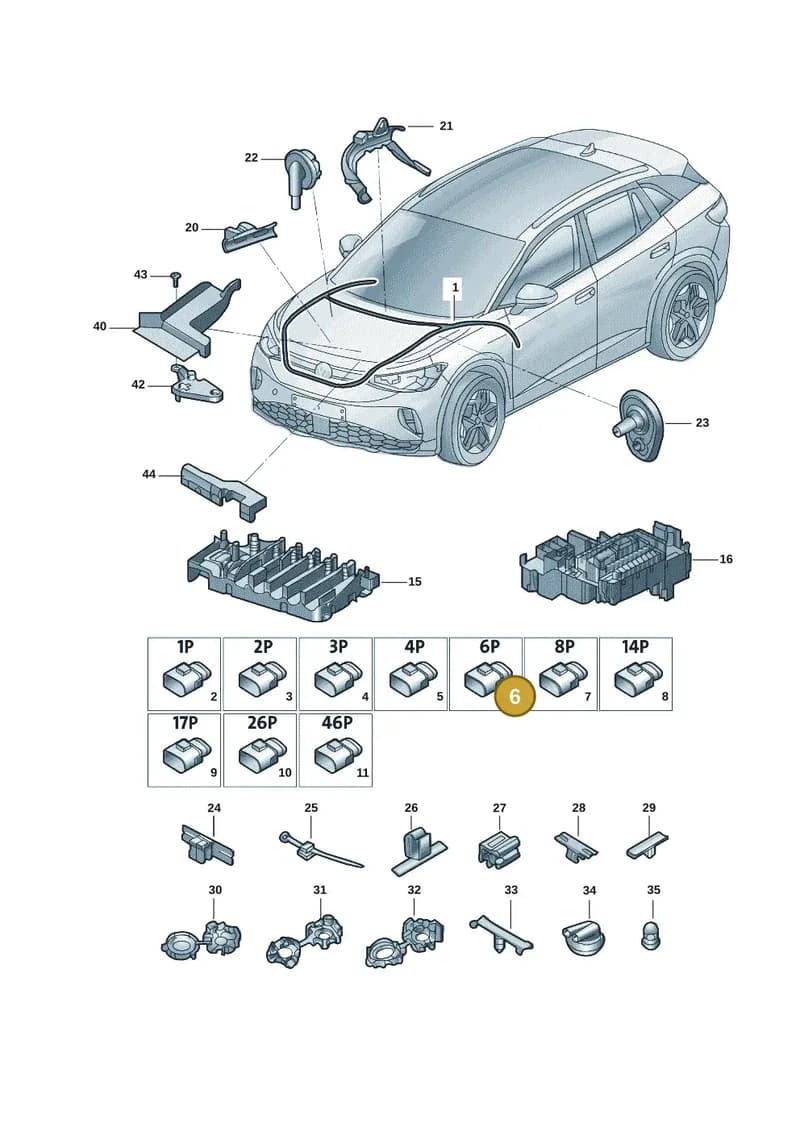 5WA035444A — Volkswagen ID.6 X (2021-) diagram 12d971080, position 6