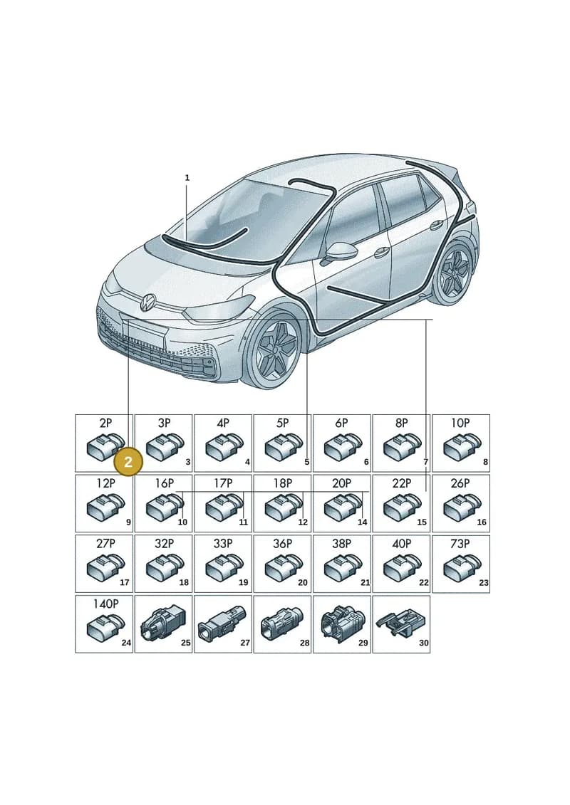 5WA035444F — Volkswagen ID.3 (2019-2025) diagram 10a971090, position 2