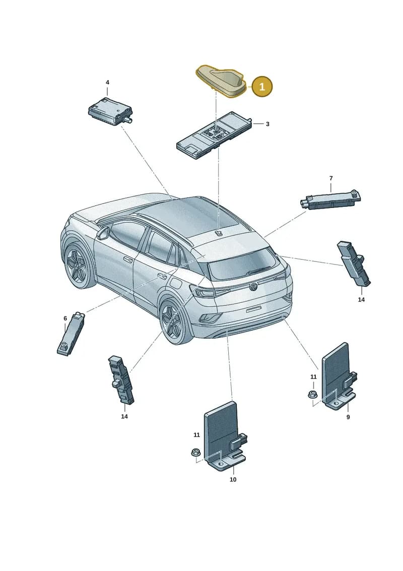 5WA035507M041 — Skoda Enyaq (2020-2021) diagram 11a035020, position 1