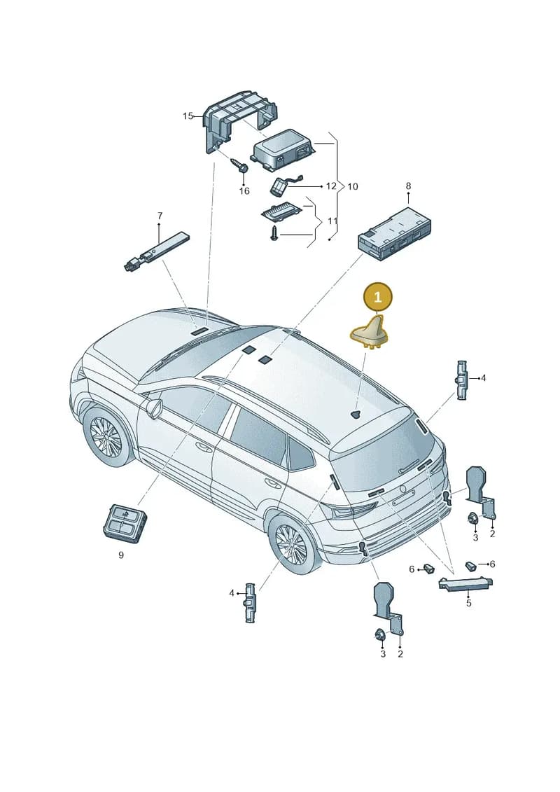 5WA035507M041 — Skoda Kodiaq (2024-2024) diagram 804000140, position 1