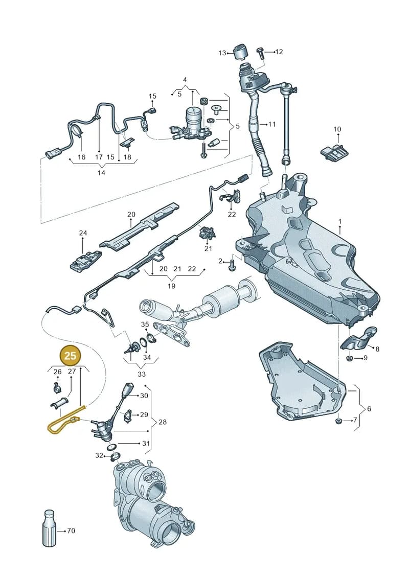 5WA131960 — SEAT CUPRA Formentor (2020-) diagram 5h0253102, position 25