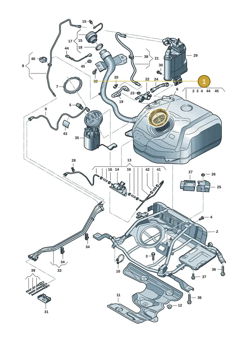 5WA201055Q — SEAT Leon (2019-) diagram 5h0201050, position 1