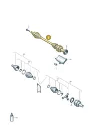 5WA407272R SEAT Driveshaft
