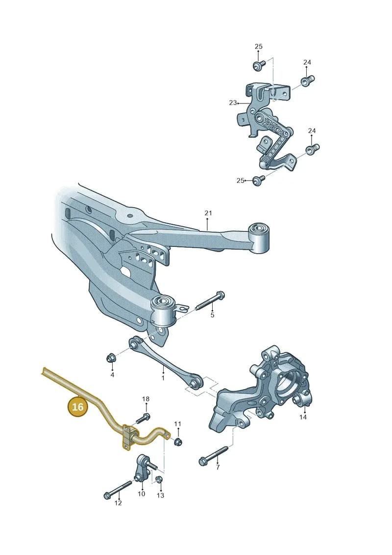 5WA511305M — SEAT CUPRA Formentor (2020-) diagram 746501300, position 16