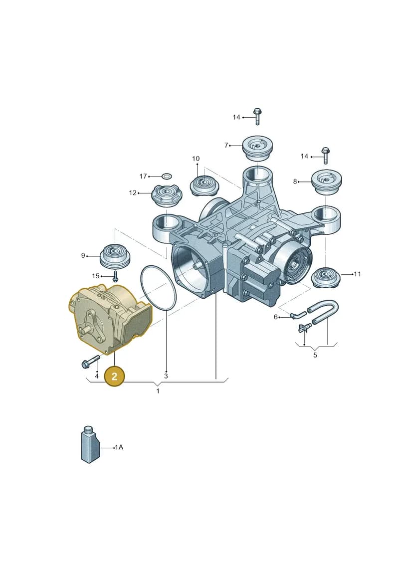 5WA525554 — Volkswagen Teramont X (2021-2023) diagram 519525100, position 2