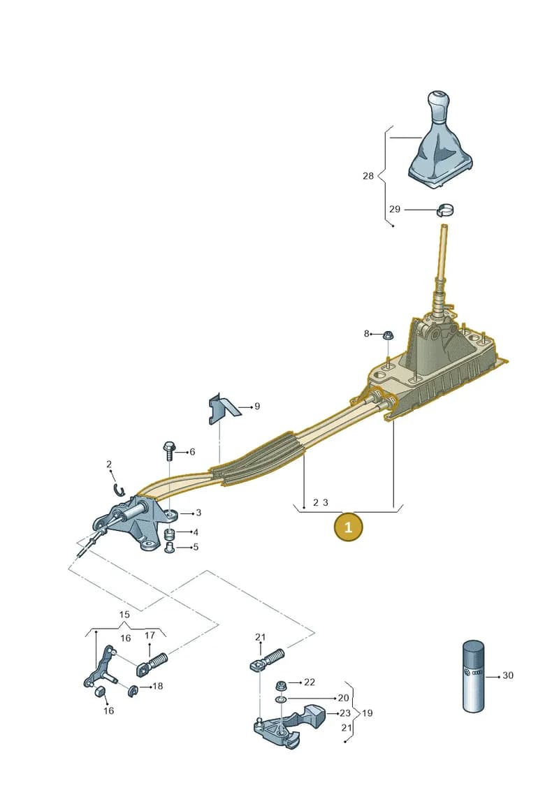 5WA711049BC — Audi Q2 (2016-2025) diagram 803711400, position 1