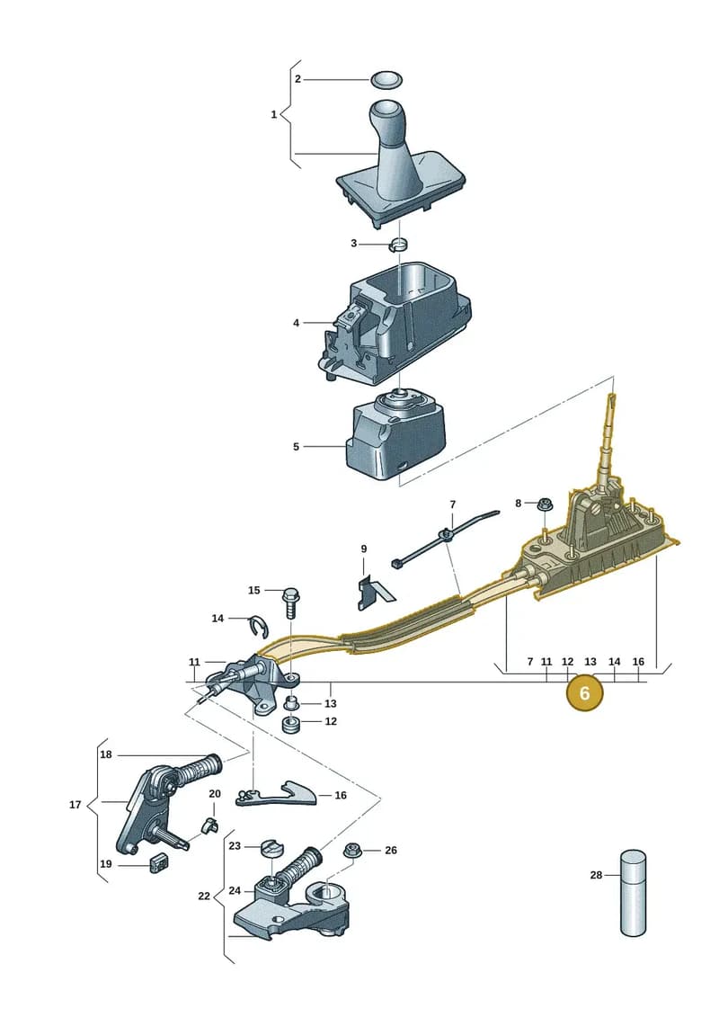 5WA711049BF — Skoda Octavia (2019-2022) diagram 587711300, position 6