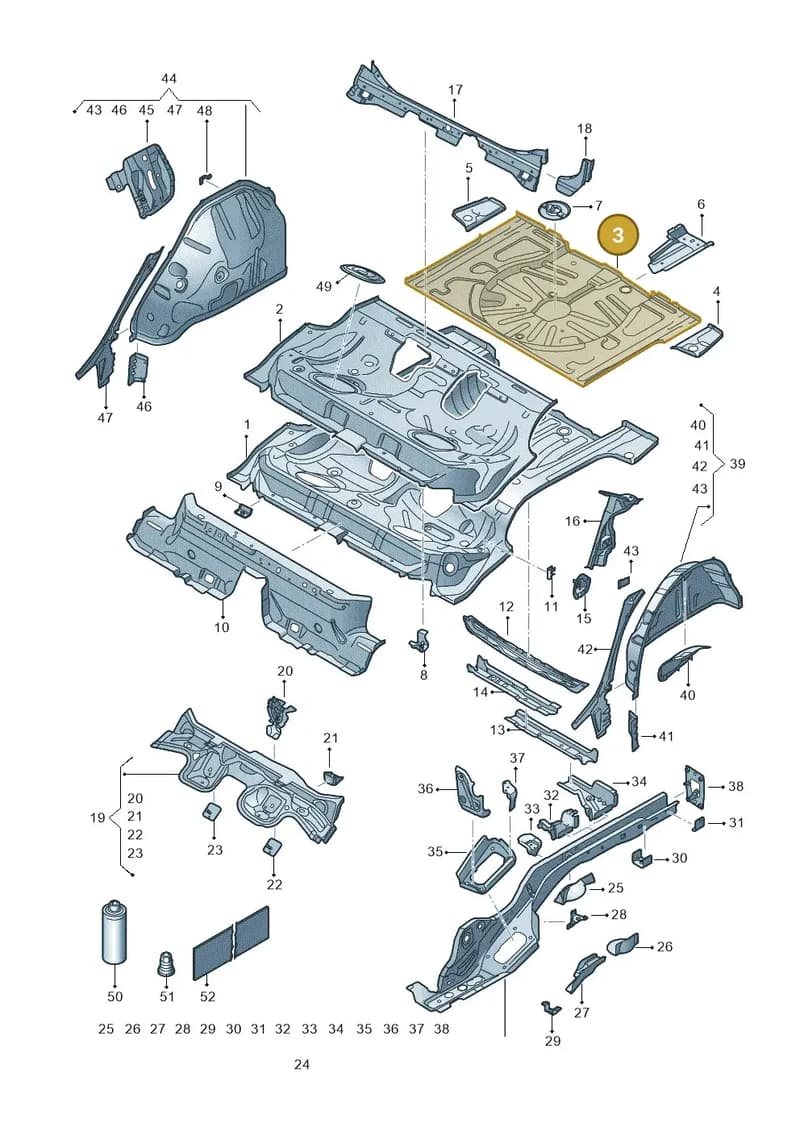 5WA813114F — SEAT CUPRA Formentor (2020-) diagram 5fn803010, position 3