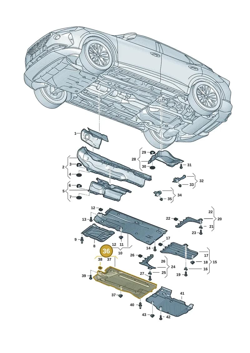 5WA825201B — SEAT CUPRA Formentor (2020-) diagram 5ff825010, position 36
