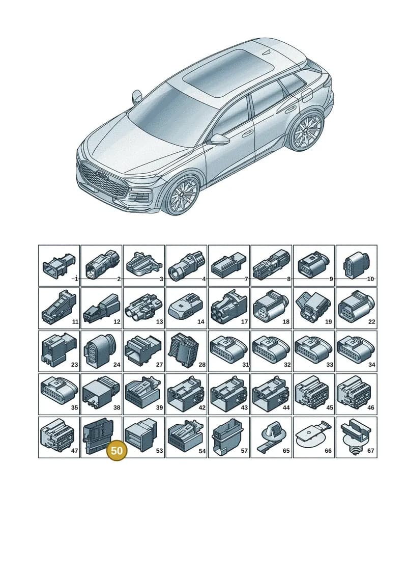 5WA937722 — Audi Q6 e-tron (2023-2025) diagram f5s971820, position 50