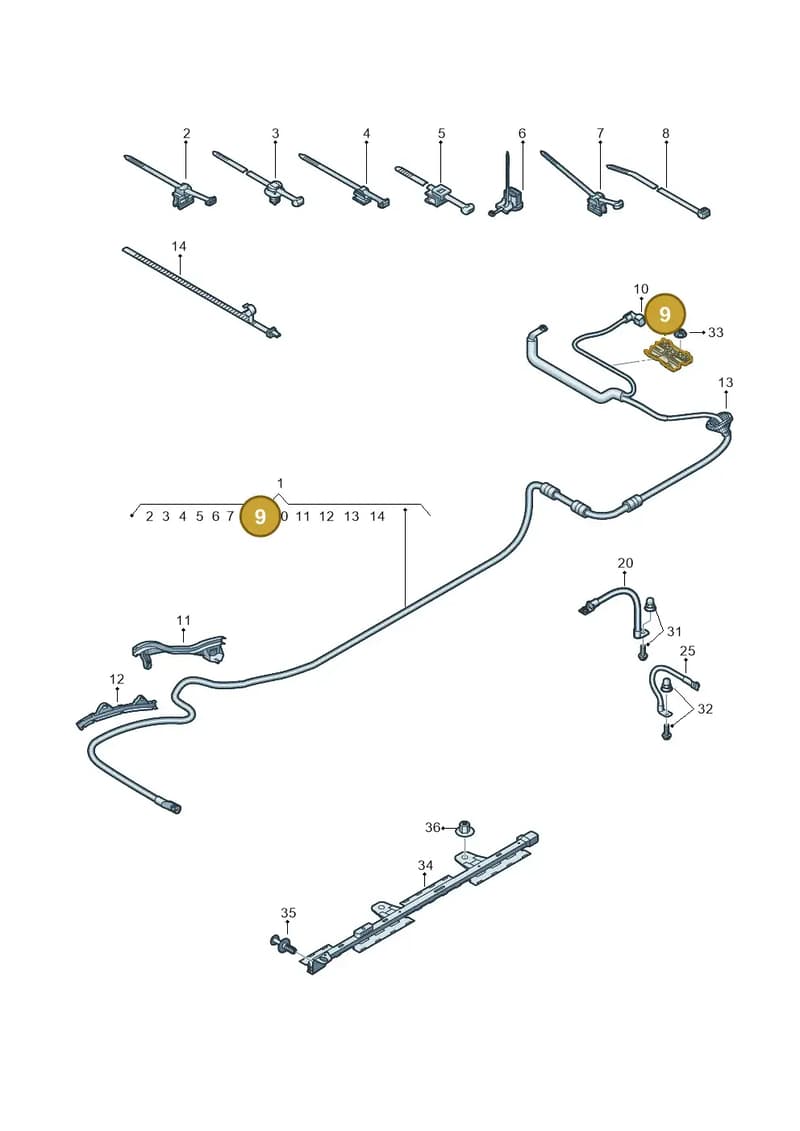 5WA941824D — Audi Q3 (2018-2025) diagram 597972020, position 9