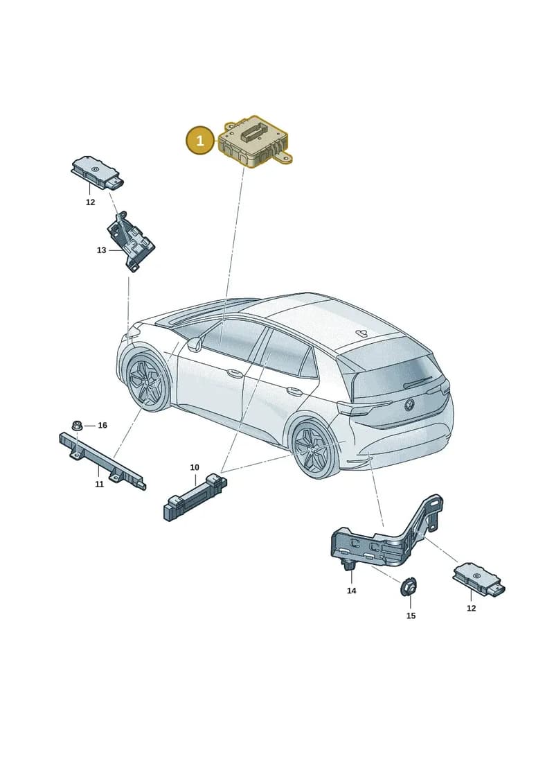 5WA959436G — SEAT CUPRA Born (2021-) diagram 10a909000, position 1