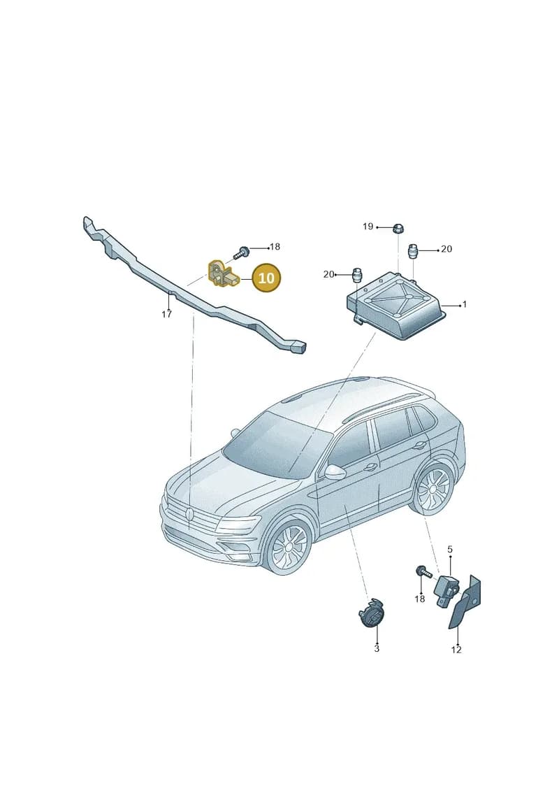 5WA959651 — Volkswagen Viloran (2021-2022) diagram 519959300, position 10