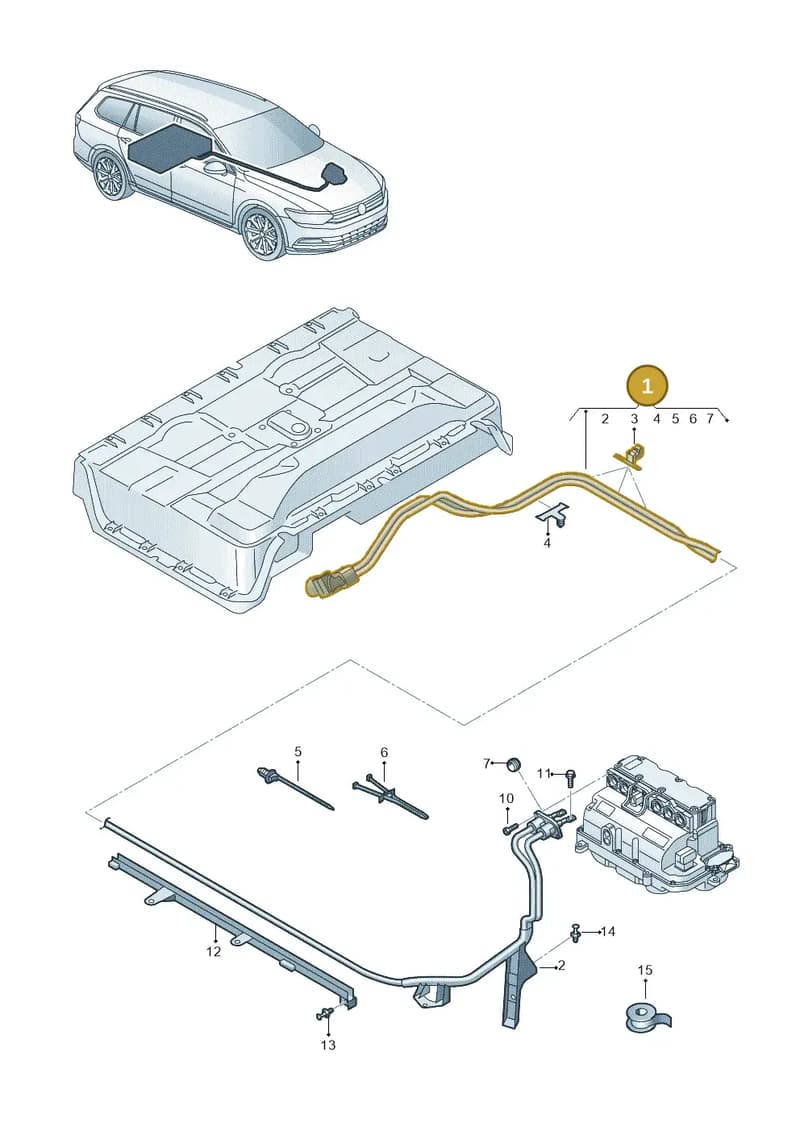 5WA971015 — Skoda Octavia (2019-2022) diagram 793970020, position 1