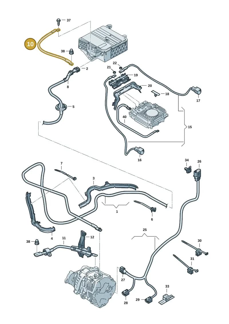 5WA971243A — Skoda Kodiaq (2024-2024) diagram 3j0971150, position 10