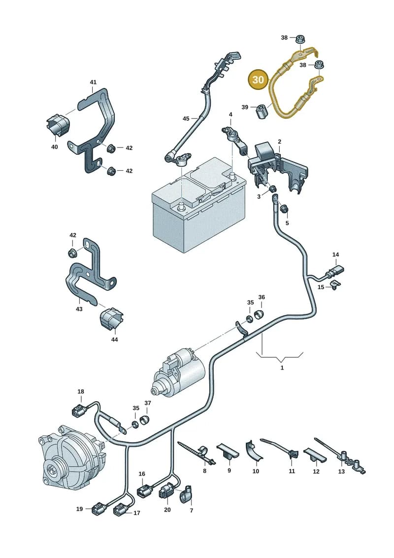 5WA971538A — Skoda Kodiaq (2024-2024) diagram 3j0971100, position 30