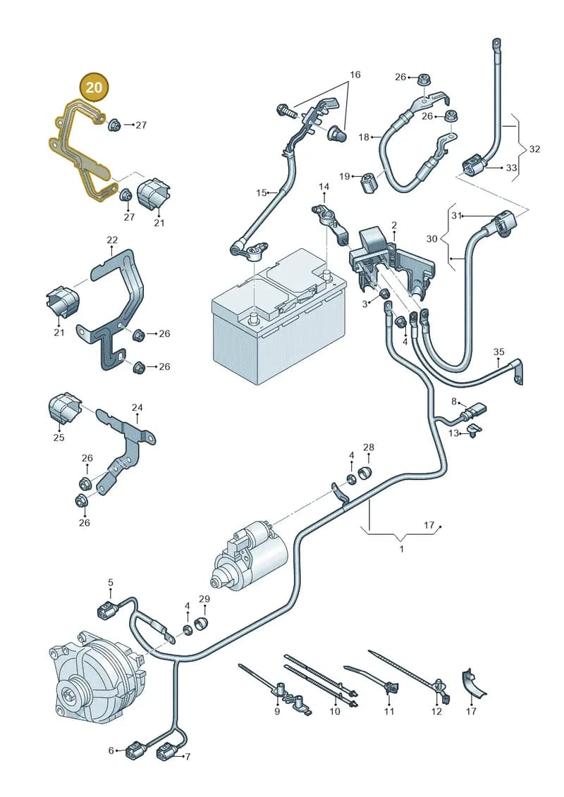 5WA971858A — SEAT Leon (2019-) diagram 5h0971002, position 20