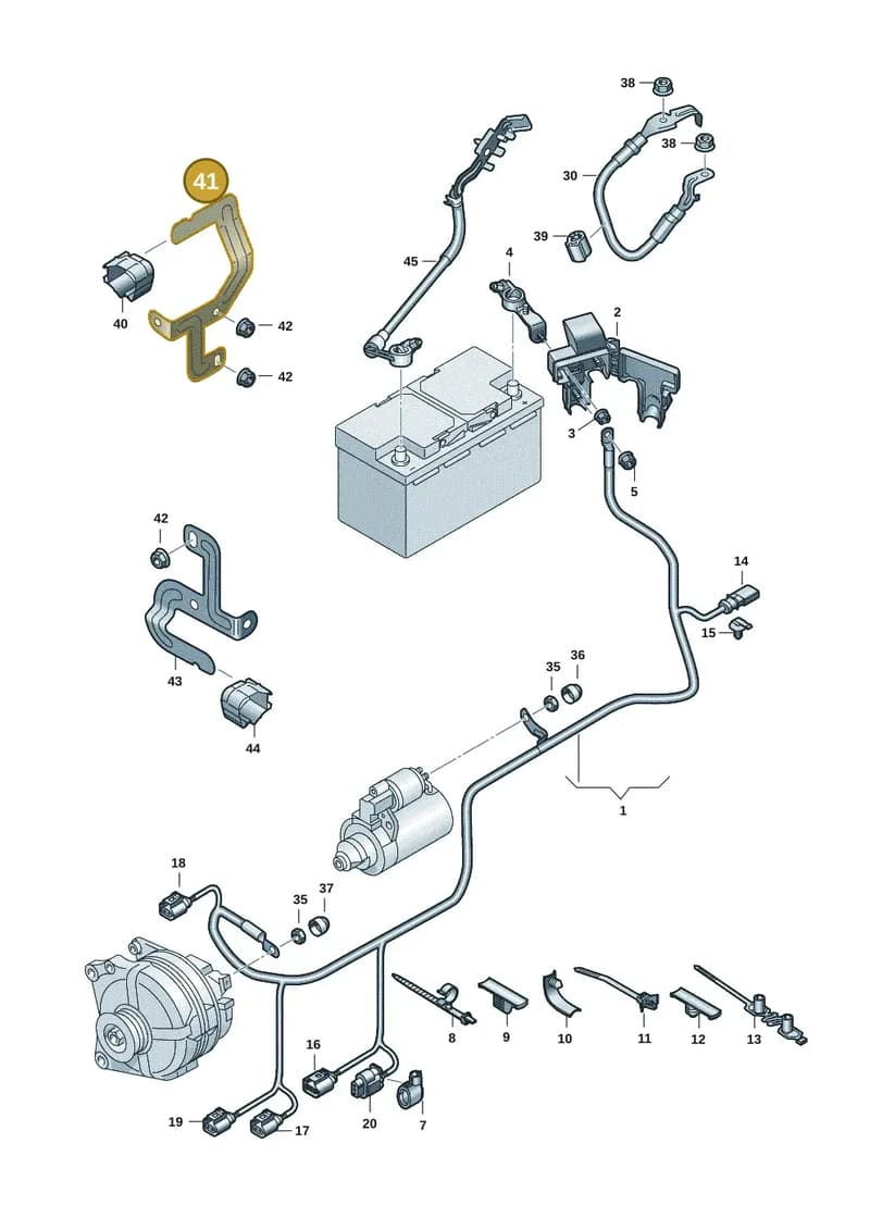 5WA971858F — Skoda Kodiaq (2024-2024) diagram 3j0971100, position 41