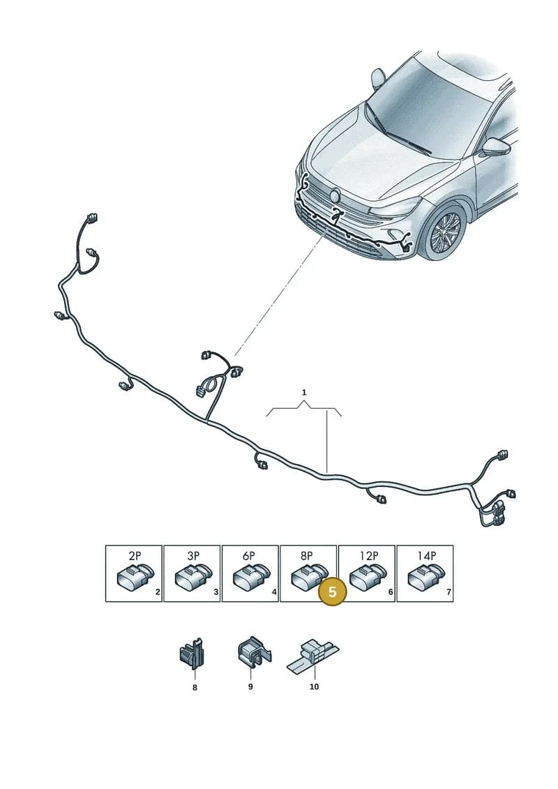 5WA973708A — Skoda Kodiaq (2024-2024) diagram 57x971000, position 5