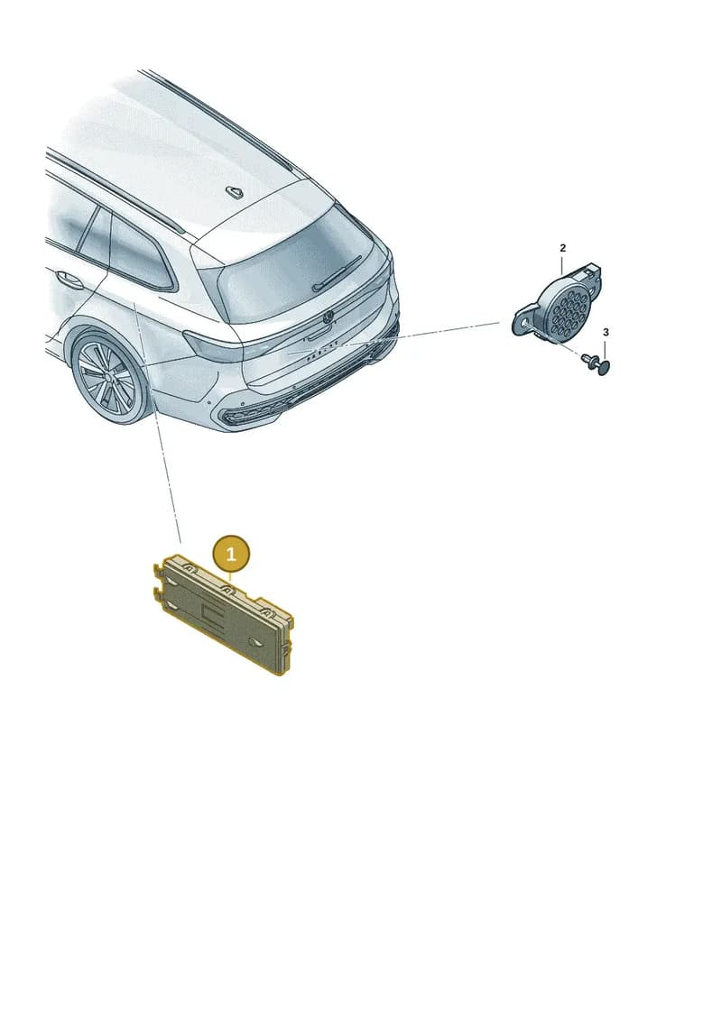 5WB959107C — Skoda Superb Combi (2023-2024) diagram 3j0909200, position 1