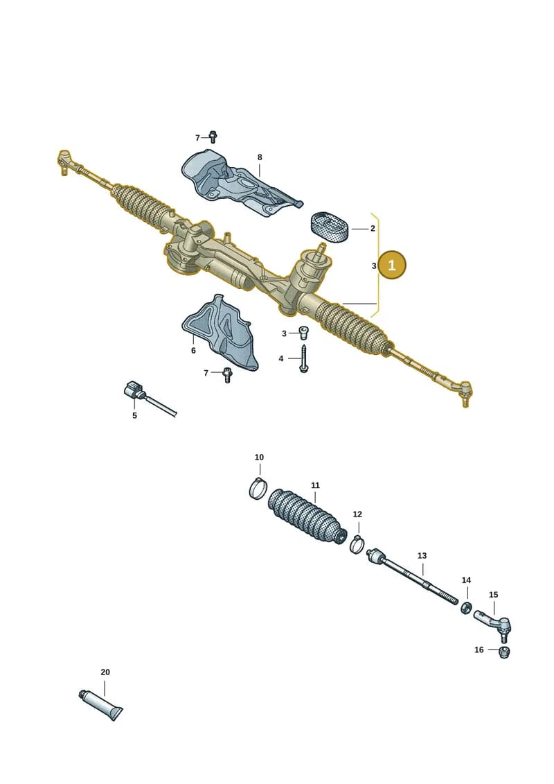 5WC423053BC — SEAT Leon (2019-) diagram 5h0423050, position 1