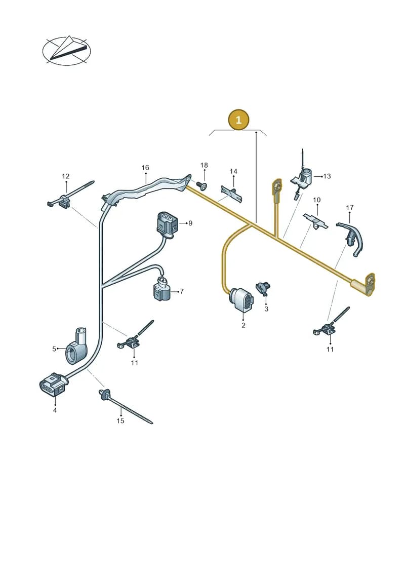 5WC971111BH — SEAT CUPRA Formentor (2020-) diagram 5h0971070, position 1