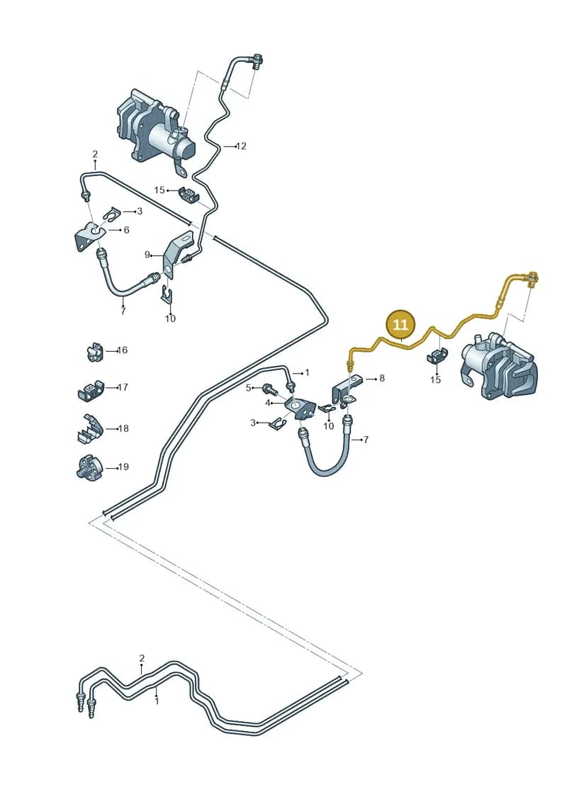 6C0614749 — SEAT Ibiza Stylance (2015-) diagram 708611300, position 11