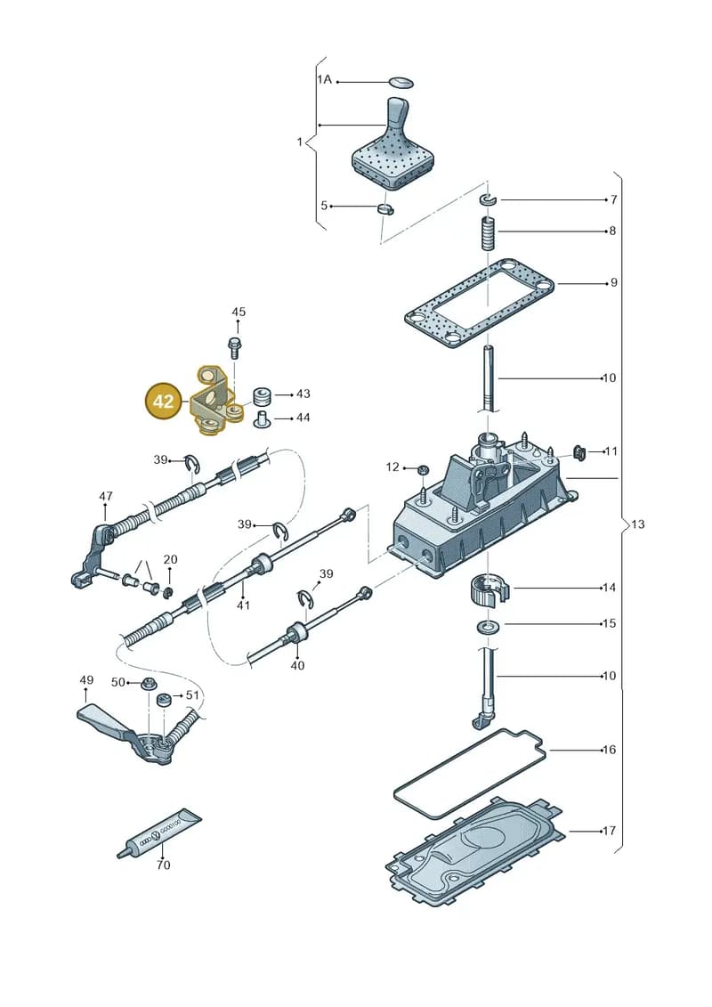 6C0711789 — SEAT Ibiza Stylance (2015-) diagram 672711300, position 42