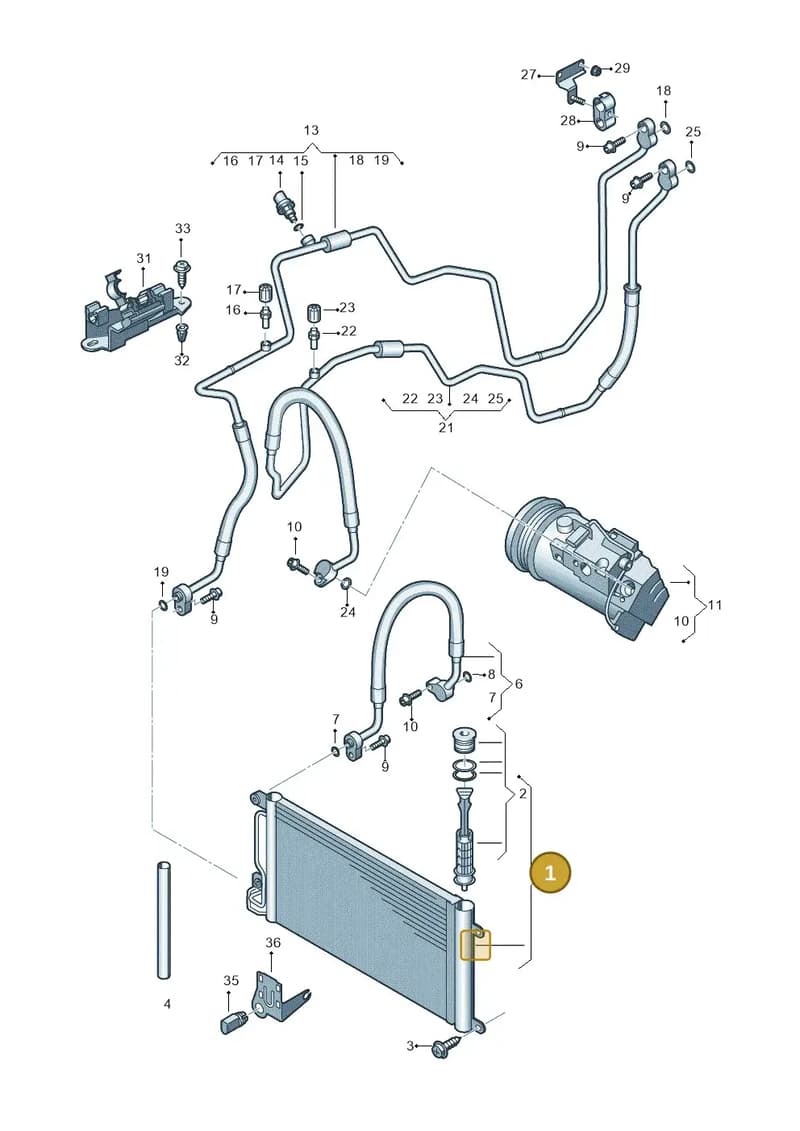 6C0816411A — SEAT Ibiza Stylance (2015-) diagram 747260410, position 1