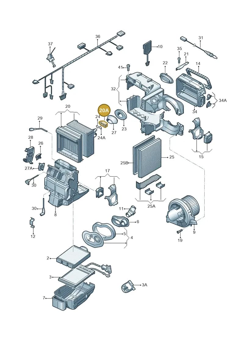 6C0816679 — SEAT Toledo Reference (2015-2019) diagram 253820200, position 20A