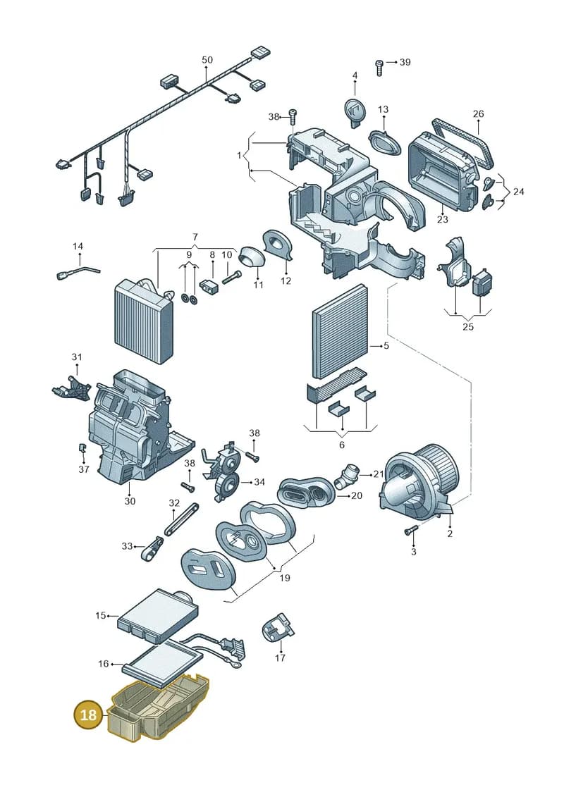 6C0819875A — SEAT Ibiza Stylance (2015-) diagram 773820100, position 18
