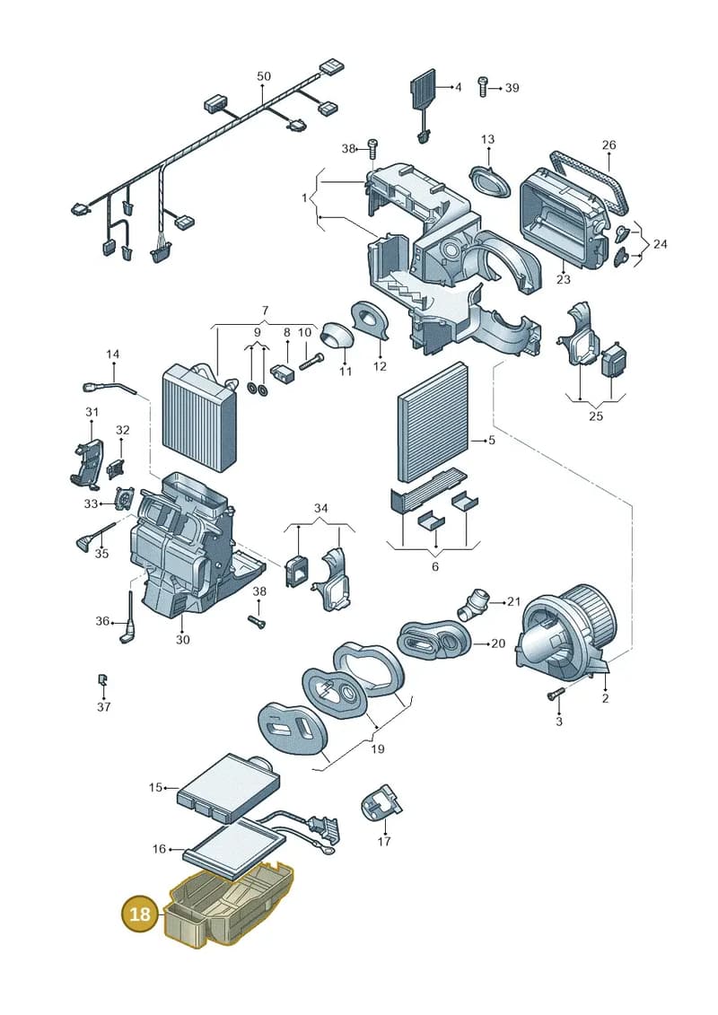 6C0819875A — SEAT Ibiza Stylance (2015-) diagram 773820200, position 18