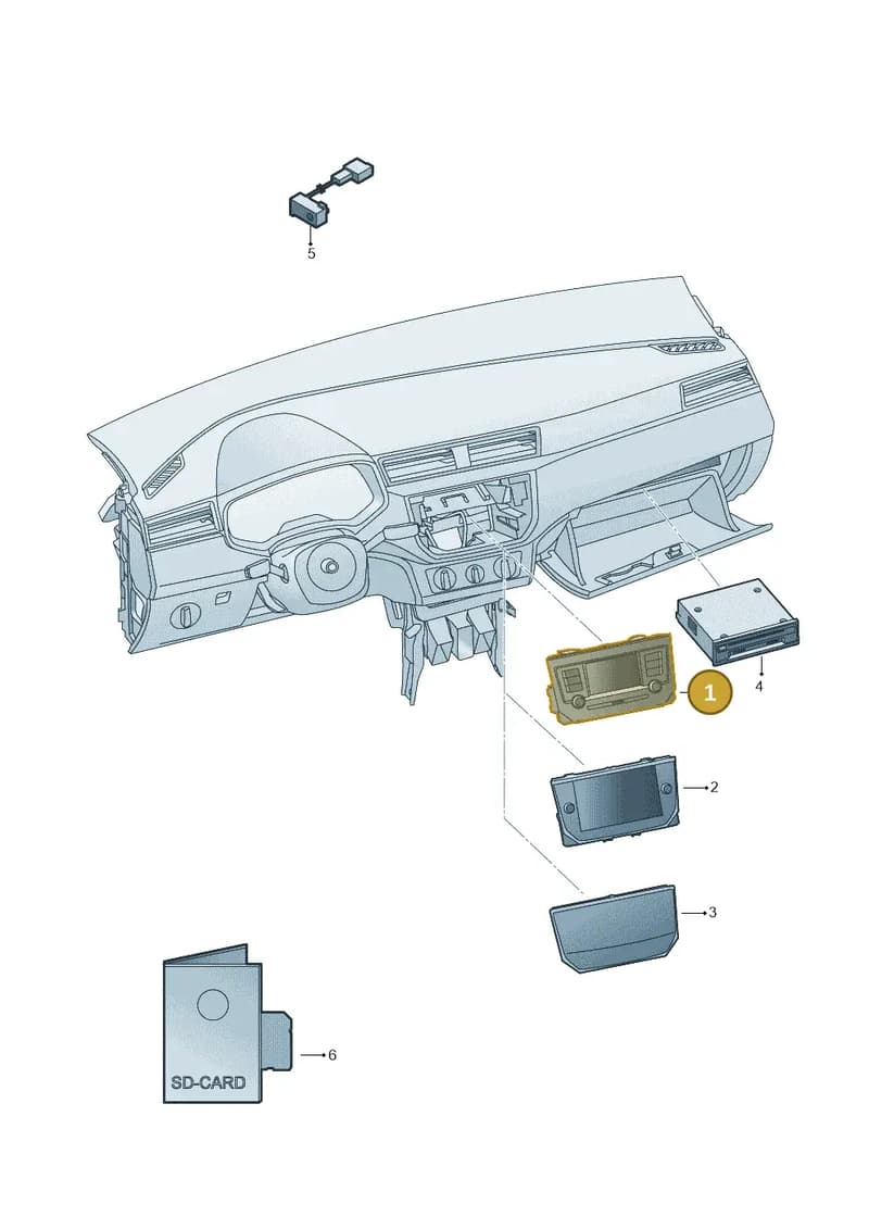 6F0035871A2ZZ — SEAT Arona (2017-) diagram 835035000, position 1