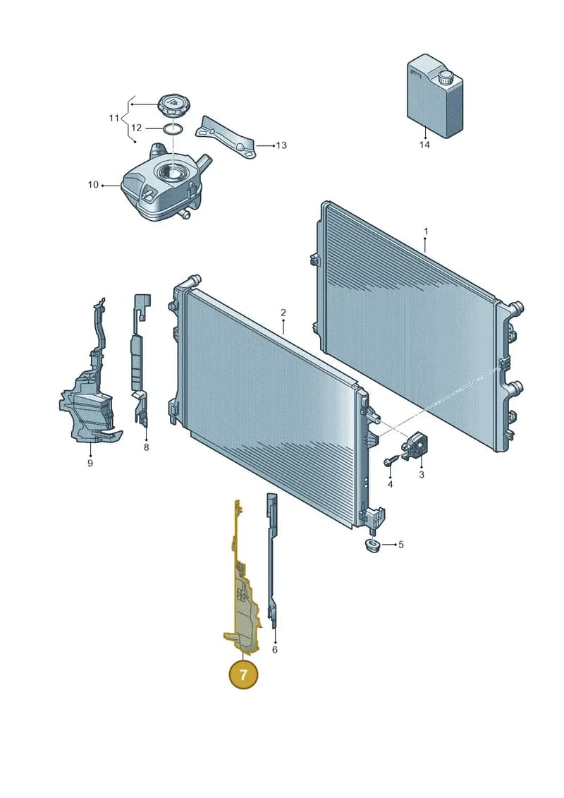 6F0121283G — SEAT Ibiza (2017-) diagram 837122030, position 7