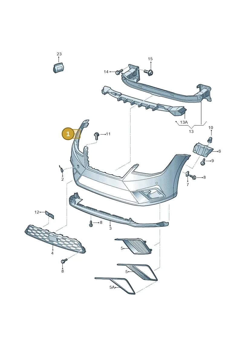 6F0807221DGRU — SEAT Ibiza (2017-) diagram 835807000, position 1