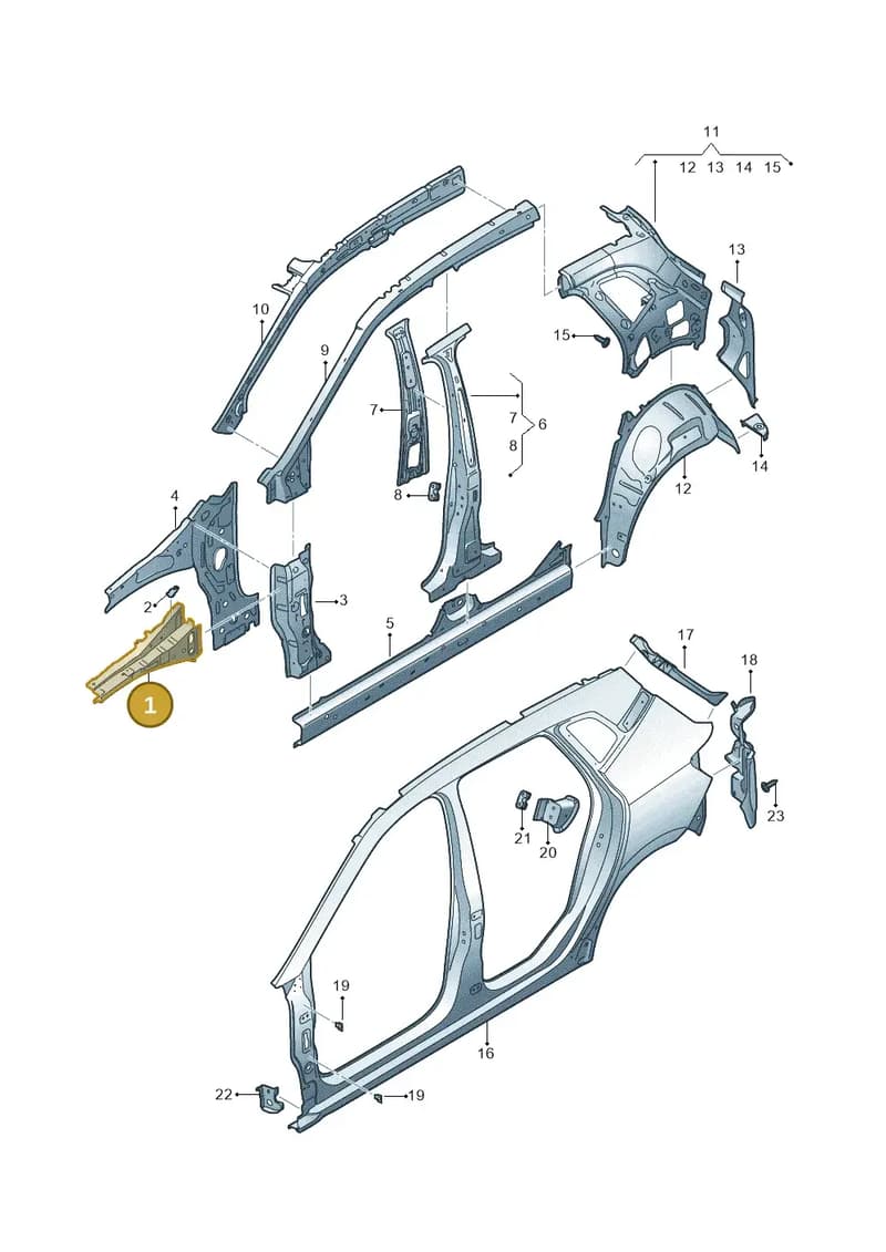 6F0810136 — SEAT Arona (2017-) diagram 471809000, position 1