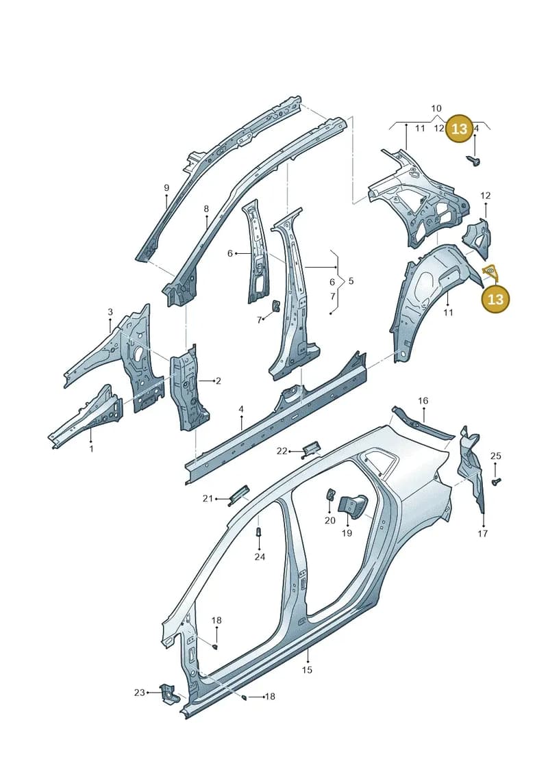 6F0813228 — SEAT Ibiza (2017-) diagram 835809000, position 13