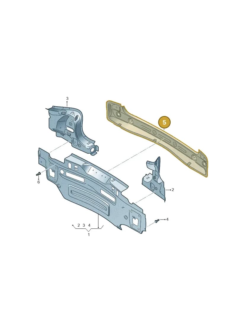 6F0813315 — SEAT Ibiza (2017-) diagram 835813000, position 5